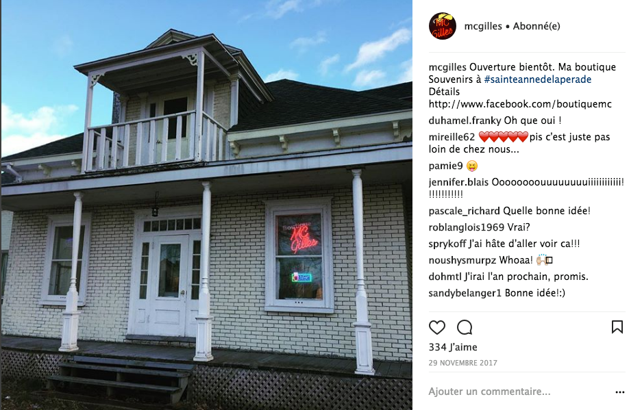 La ville de la semaine La SainteAnnedelaPérade de MC Gilles URBANIA